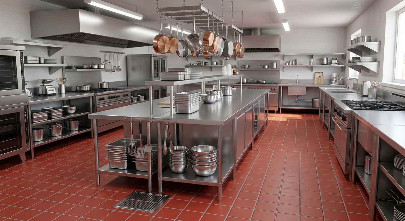 After: Restaurant Kitchen Fully Sanitised