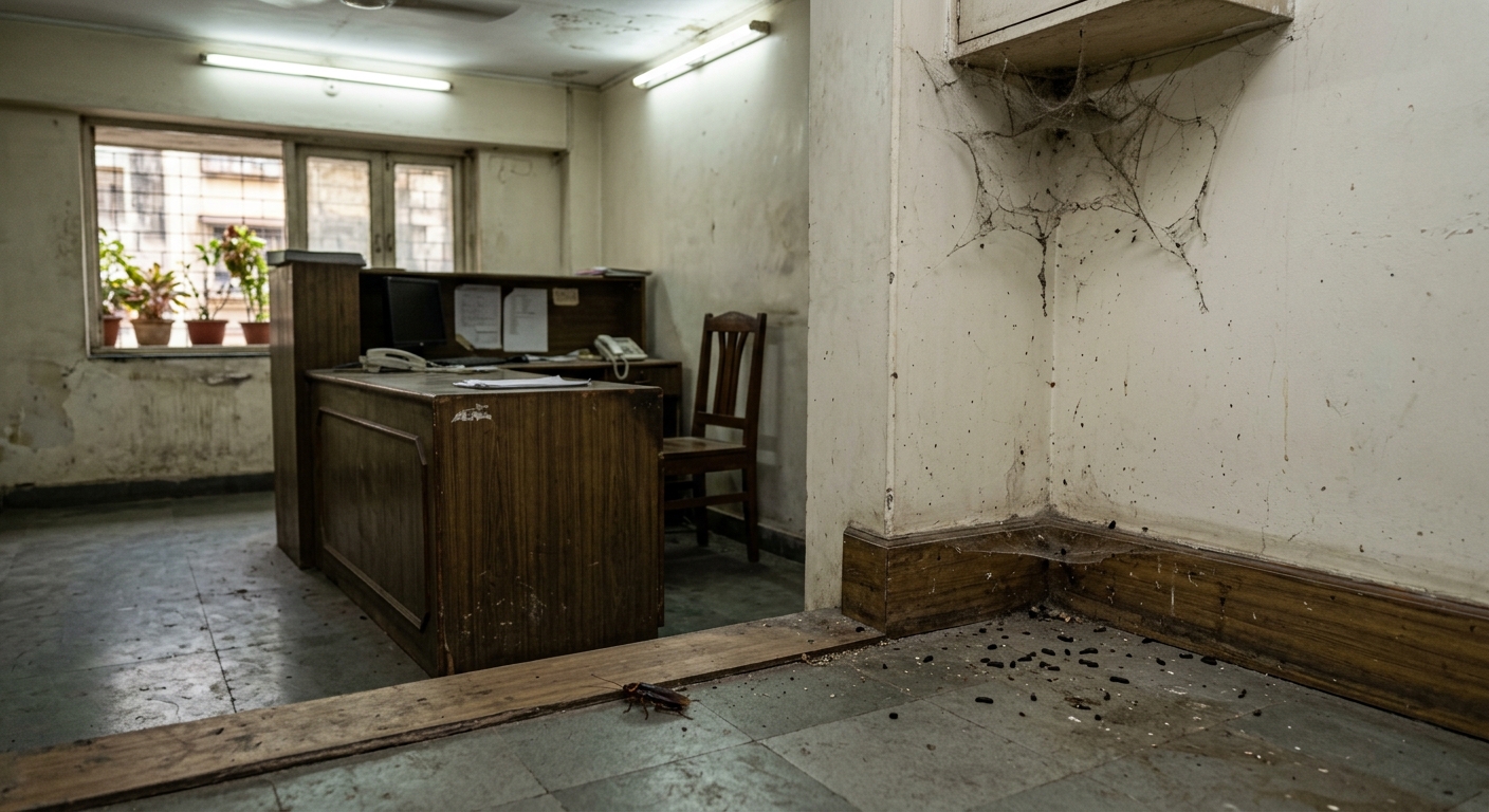 Before: Commercial Property Pest Audit & Treatment